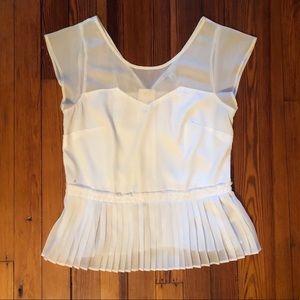 American Eagle Sheer Blouse off White